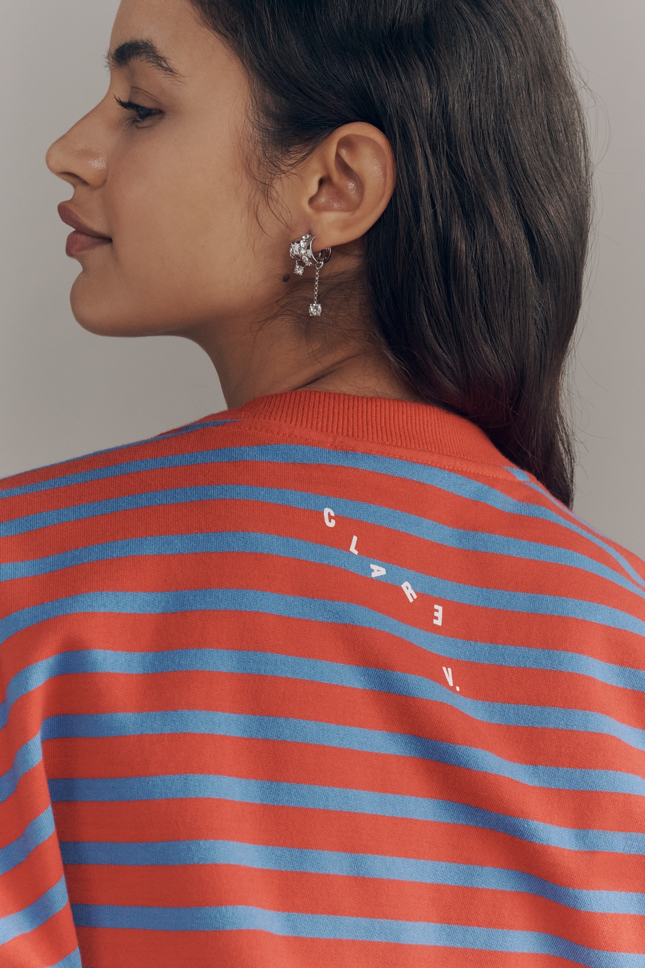 Clare V. 100% Cotton Fleece Oversized Sweatshirt