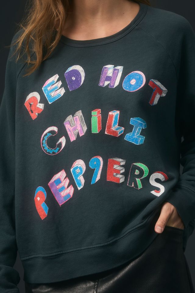 Anthropologie Sweatshirt Peppers | Red Chili Hot Letluv