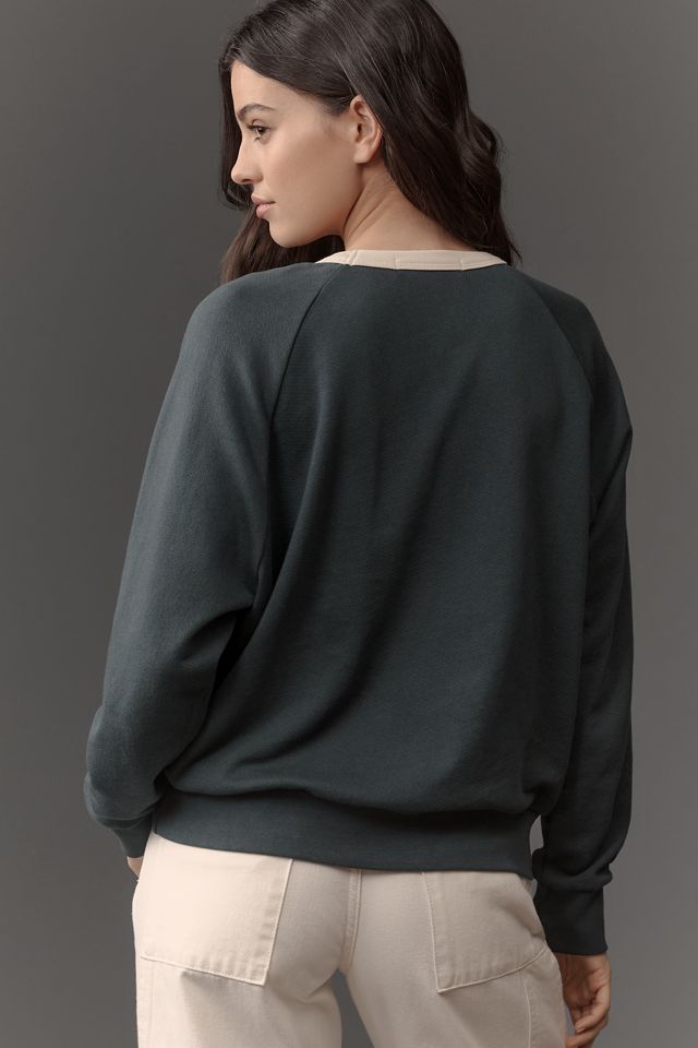Letluv Heart Ringer Graphic Sweatshirt #1