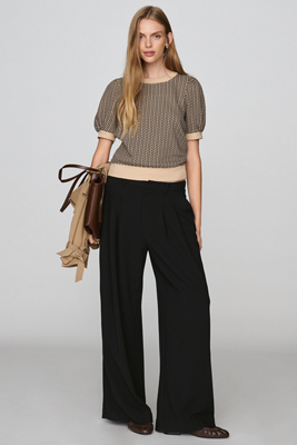 Maeve Puff-Sleeve Sweatshirt Tee by Anthropologie