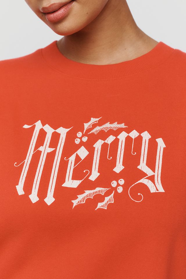 Maeve Merry 100% Cotton Graphic Sweatshirt #6