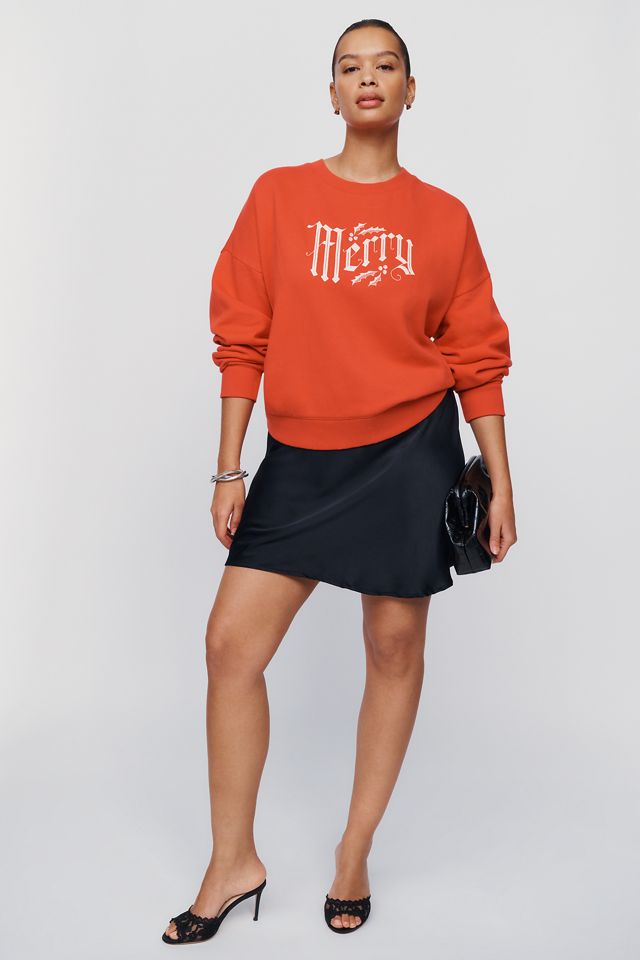 Maeve Merry 100% Cotton Graphic Sweatshirt #7