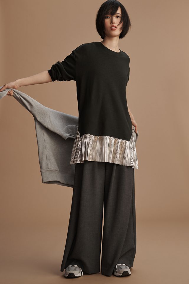 Pilcro Metallic Twofer Tunic Blouse #2