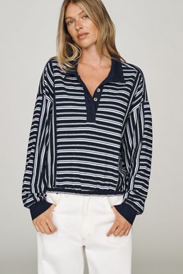 Pilcro 100% Cotton Polo Top