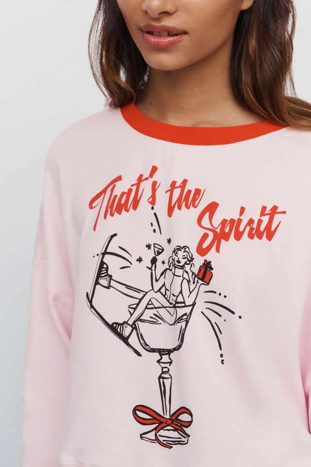 Chaser 100% Cotton Champagne Party Sweatshirt #1