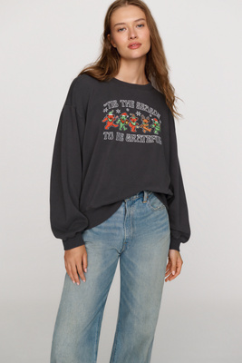 Chaser 100% Cotton Grateful Dead Holiday Sweatshirt by Anthropologie