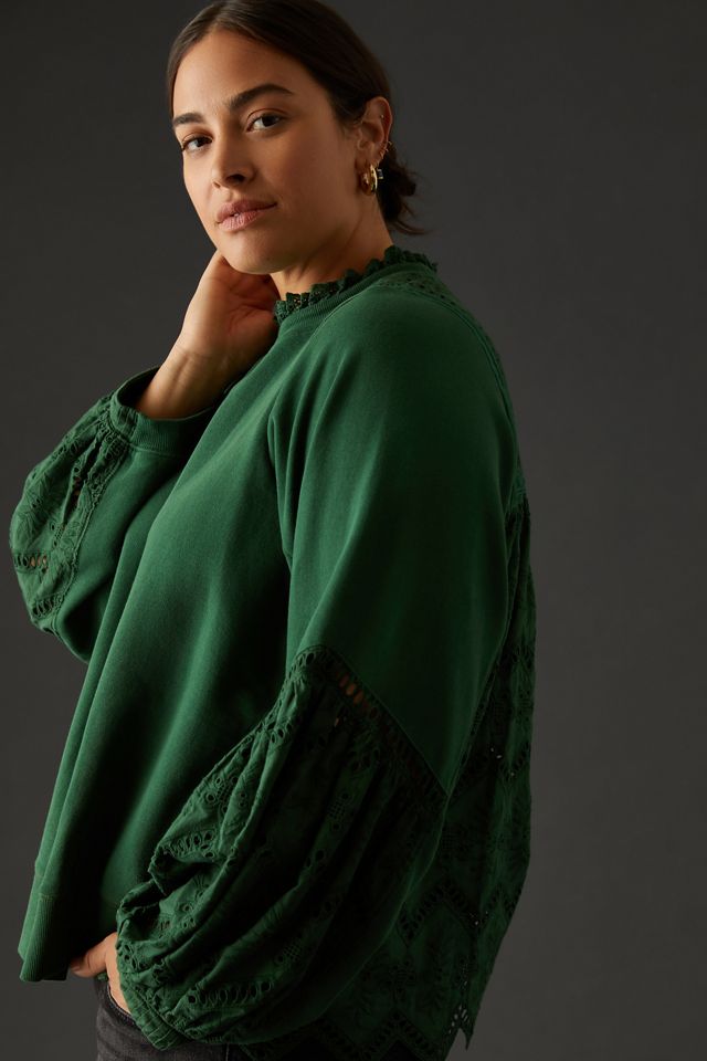 Forever That Girl Eyelet Sweatshirt #6