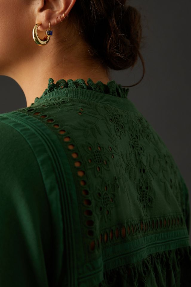 Forever That Girl Eyelet Sweatshirt #7