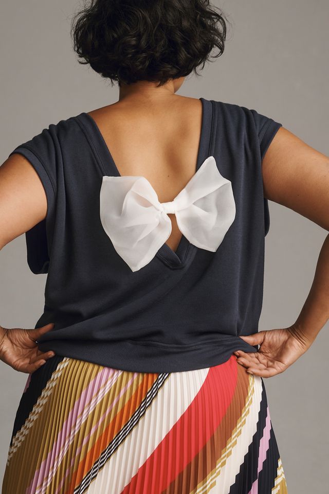 Maeve Bow-Back Muscle Tee #1