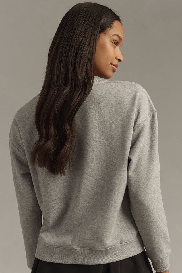 Maeve V-Striped Sweatshirt #1