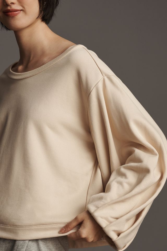 Maeve Balloon-Sleeve Sweater #4