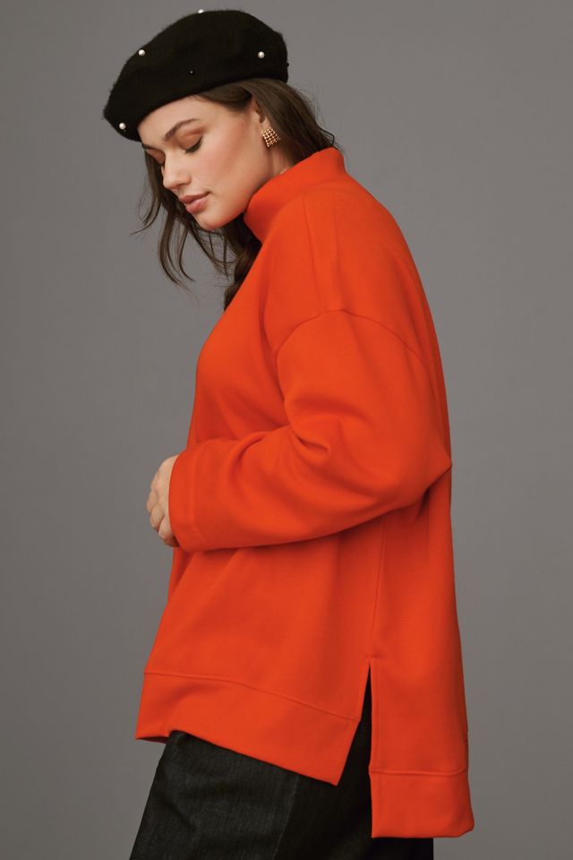 Maeve Funnel-Neck Tunic Pullover #5
