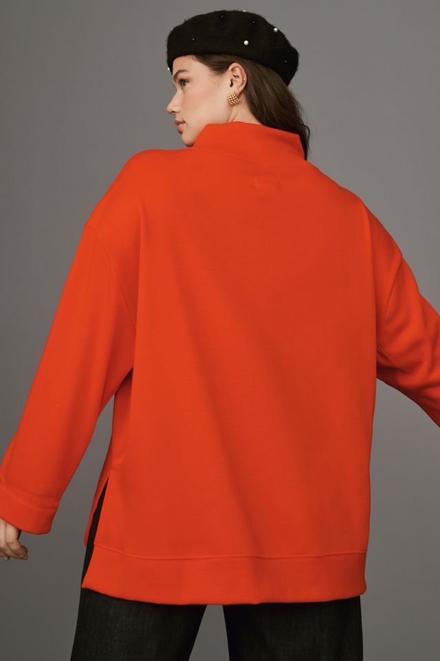 Maeve Funnel-Neck Tunic Pullover #7
