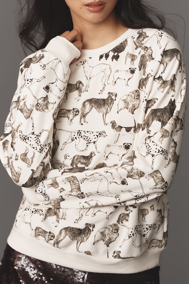 Maeve Printed Sweatshirt #1