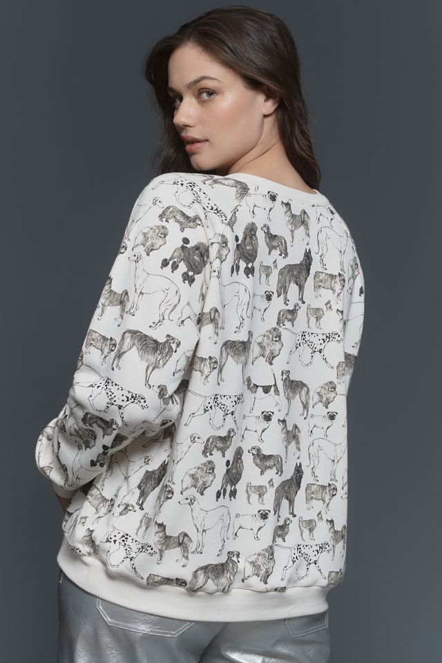 Maeve Printed Sweatshirt #6