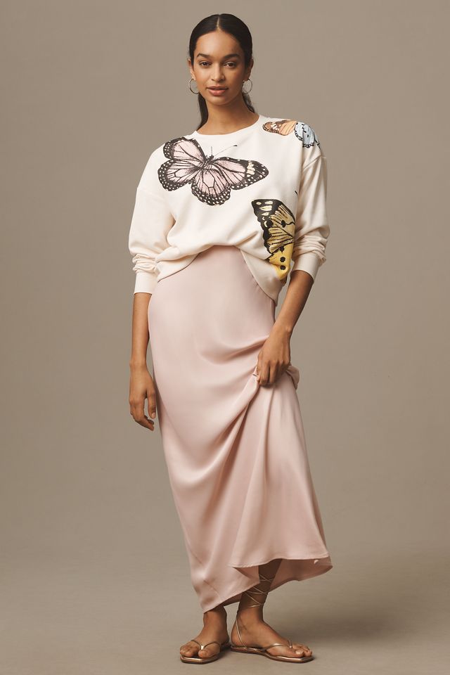 Maeve Butterfly Graphic Sweatshirt #2