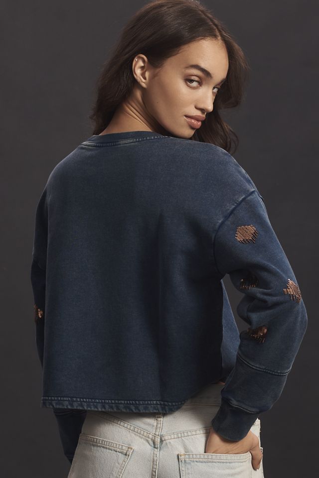 Pilcro Sequin Sweatshirt #2