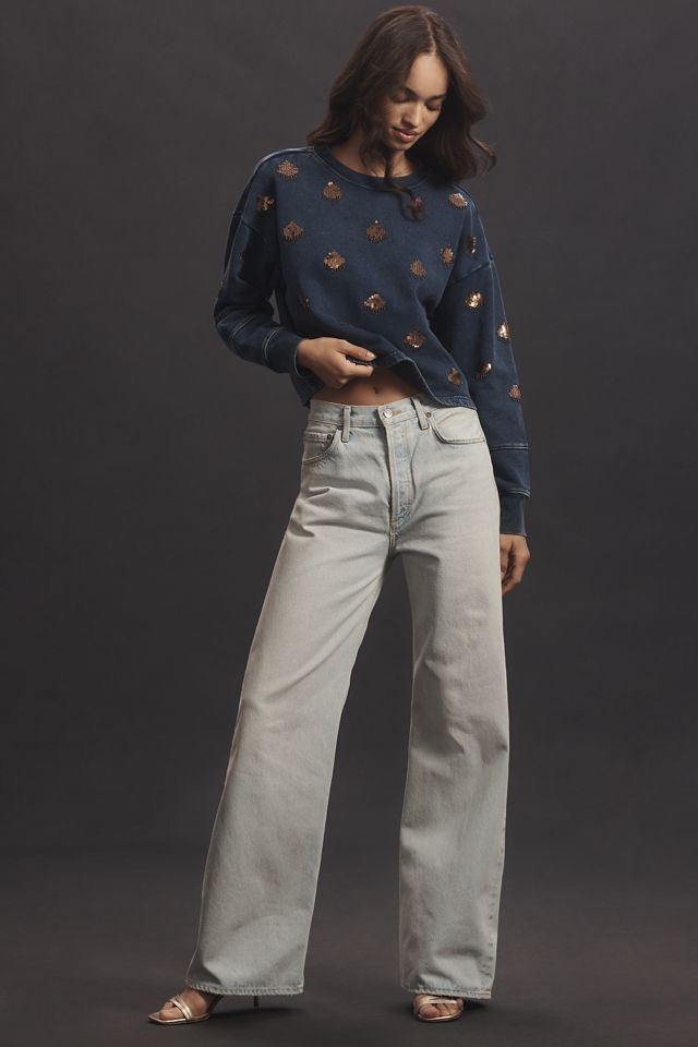 Pilcro Sequin Sweatshirt #3