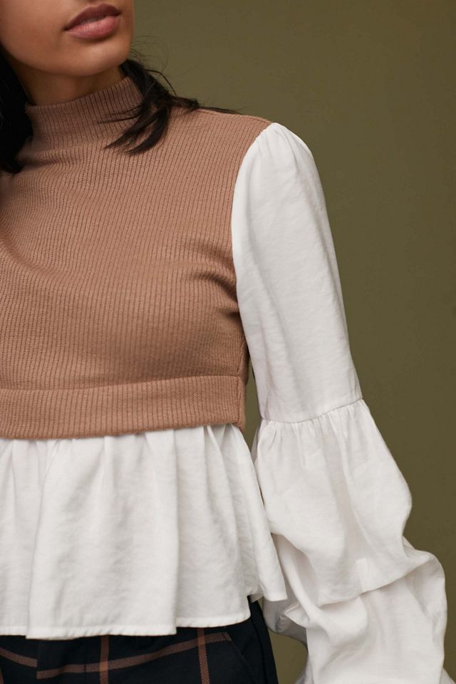 Ruffled Layered Top #1