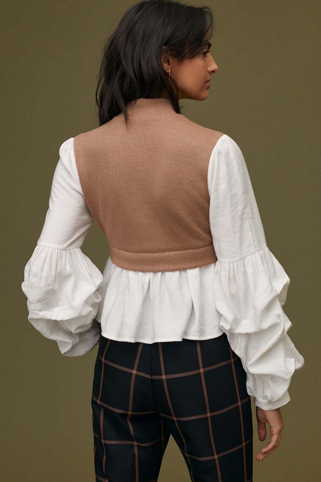 Ruffled Layered Top #2