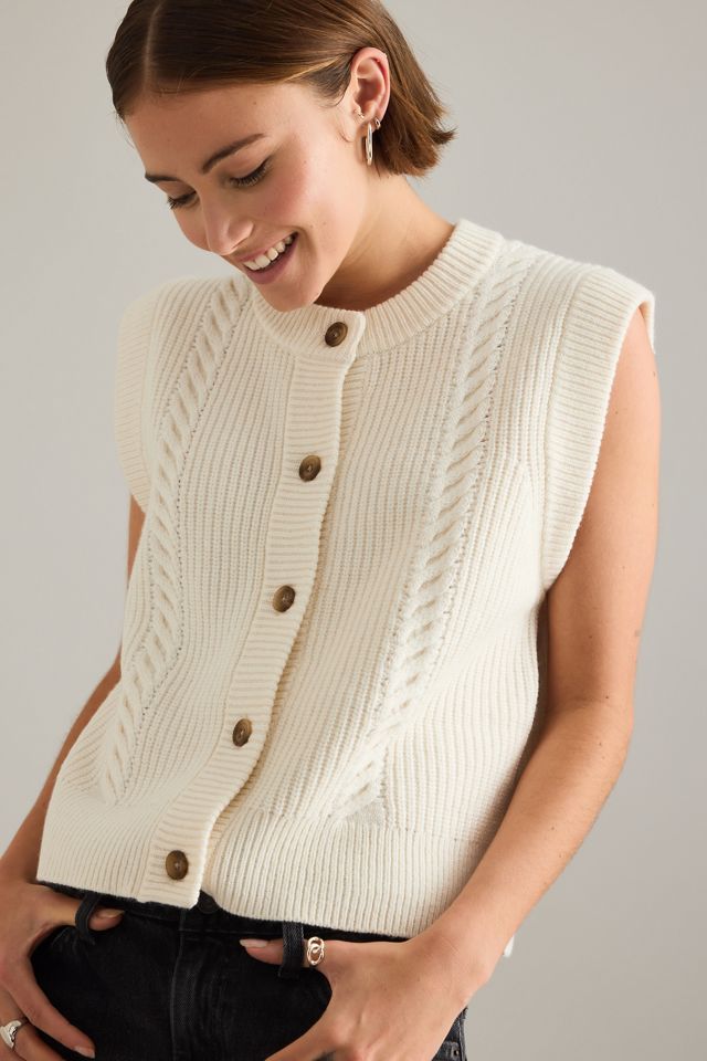 Gilet en maille câblée Ines Levi's #4