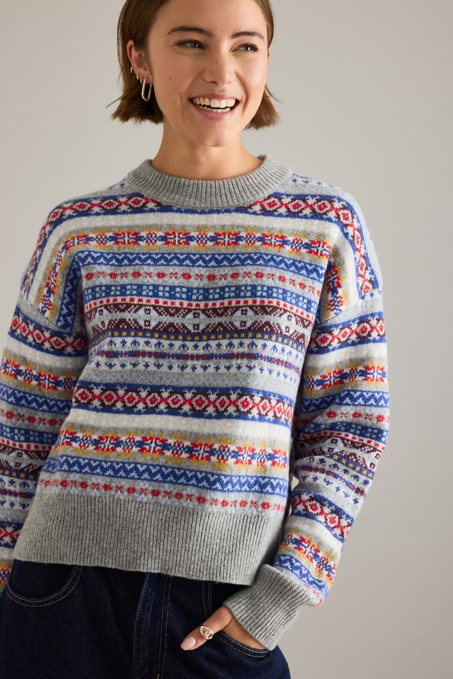 Pull en mélange de laine à motif jacquard Levi's Ines #5