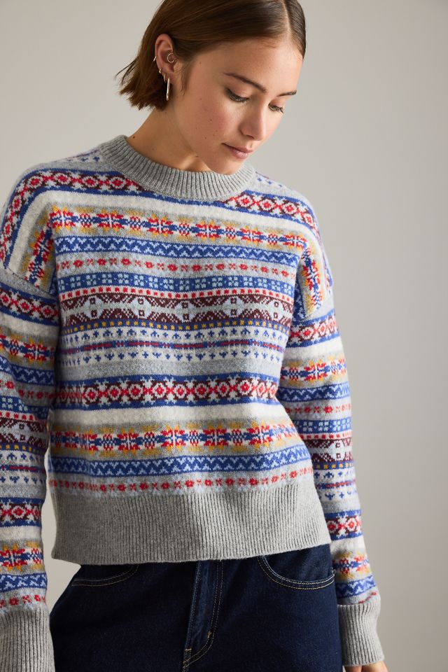 Pull en mélange de laine à motif jacquard Levi's Ines #2