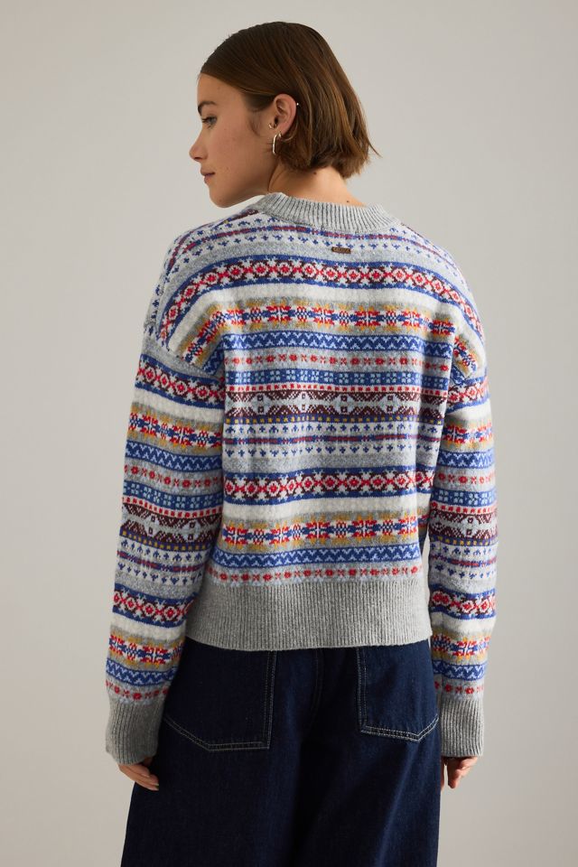 Pull en mélange de laine à motif jacquard Levi's Ines #1