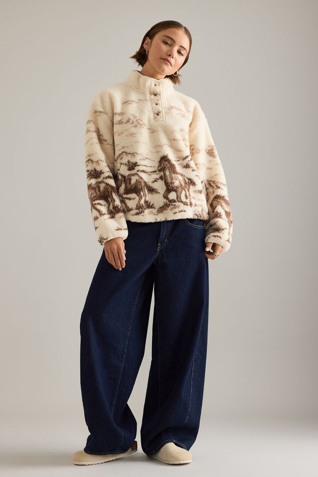 Felpa pullover in sherpa Kasey Levi's #1