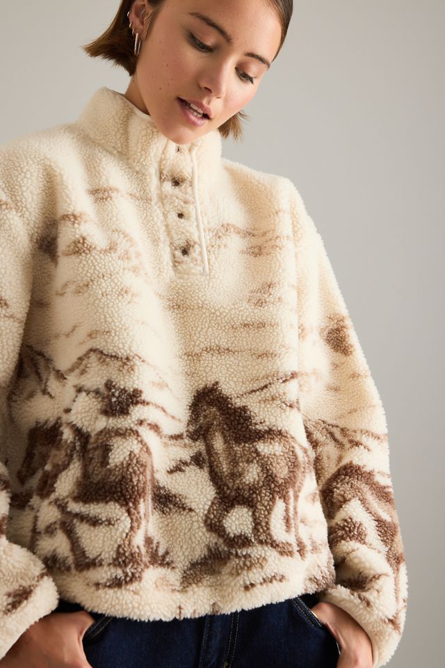 Felpa pullover in sherpa Kasey Levi's #3