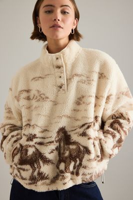 Felpa pullover in sherpa Kasey Levi's