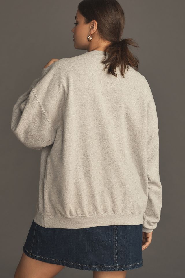 NYC Polo Terry Fleece Tunic Sweatshirt For Ladies-Grey Melange-RT900 - XL -  BrandsEgo