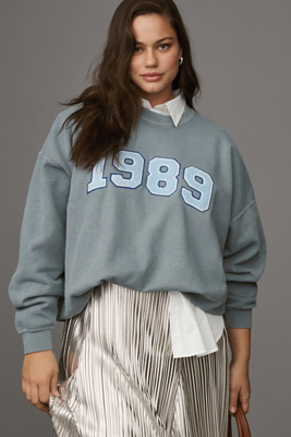 By Anthropologie Year Sweatshirt In Grey