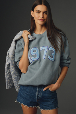 By Anthropologie Year Sweatshirt In Blue