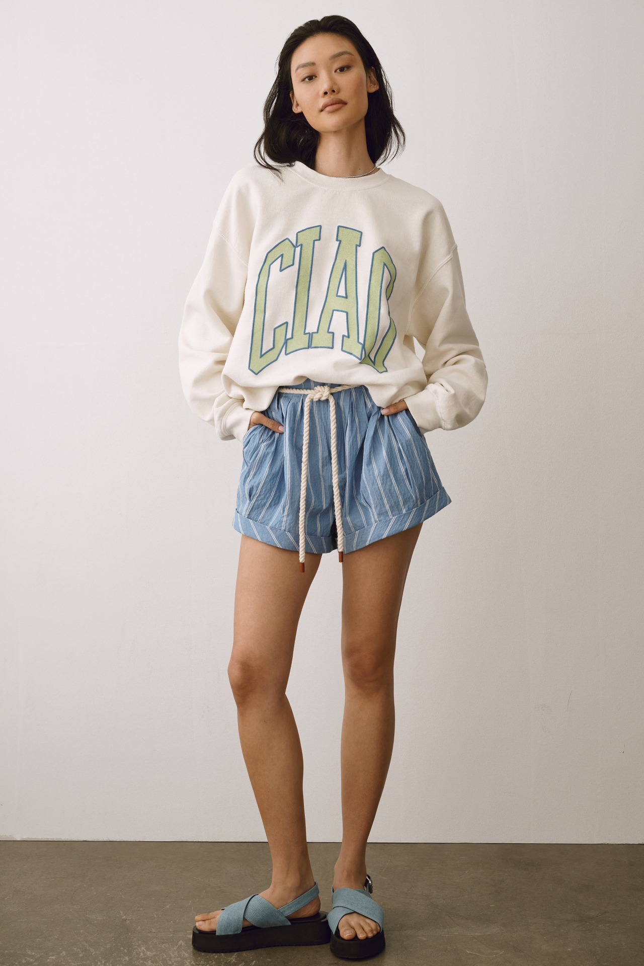 By Anthropologie Ciao Oversized Sweatshirt