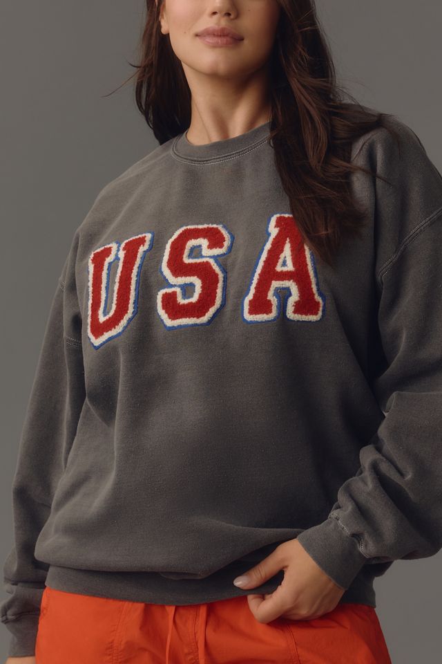 By Anthropologie USA Patch Sweatshirt #5