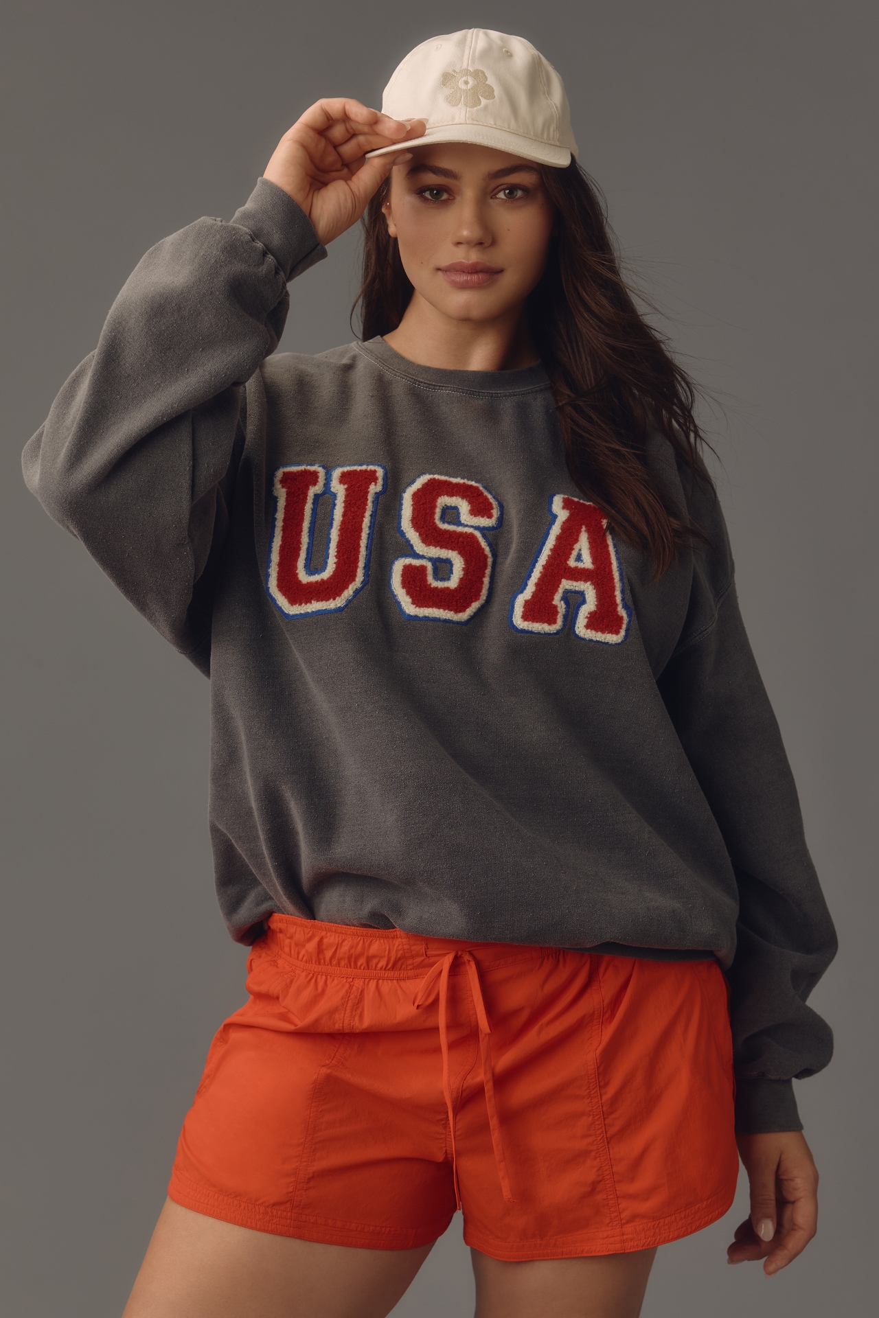 By Anthropologie USA Patch Sweatshirt