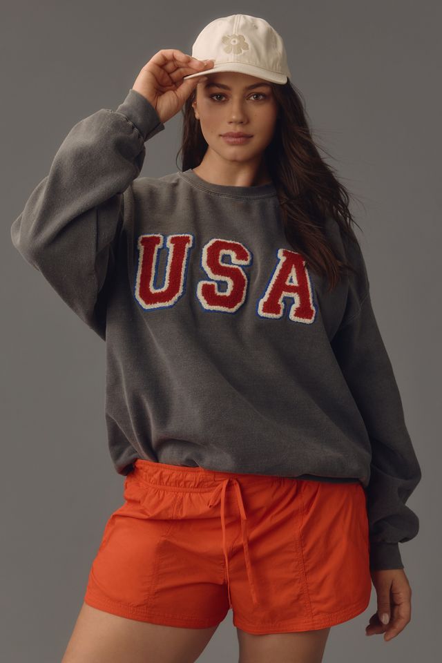 By Anthropologie USA Patch Sweatshirt #3