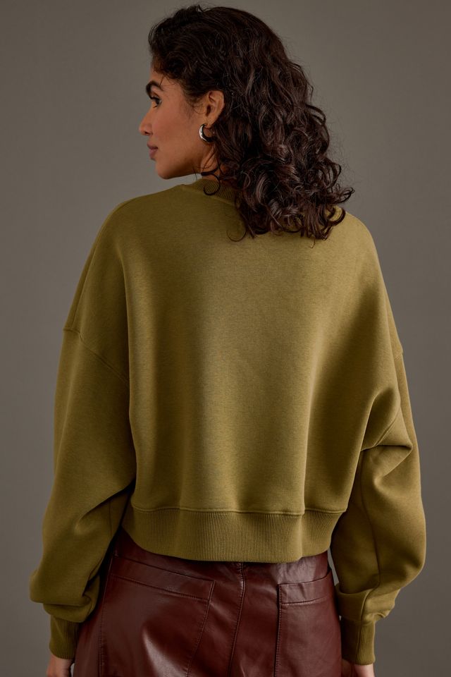 Luxe Cropped Sweatshirt #1
