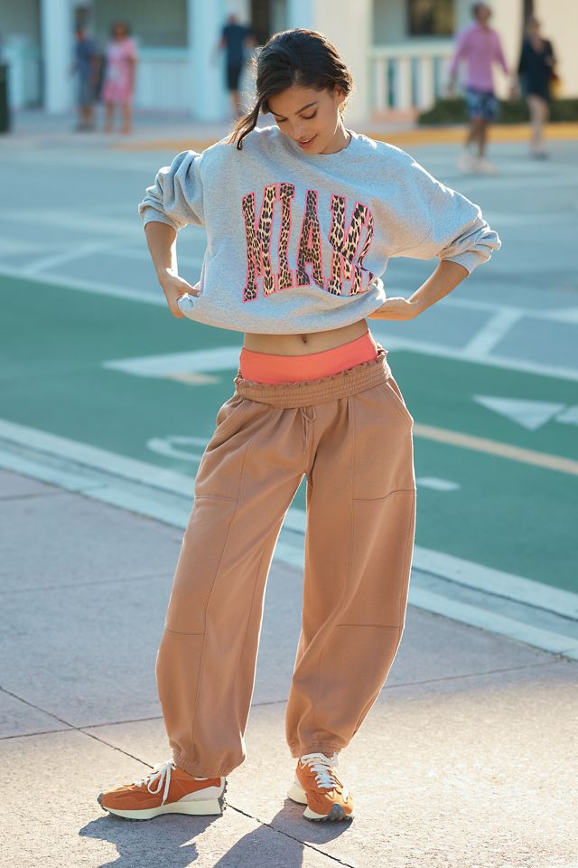 By Anthropologie Leopard City Sweatshirt #2