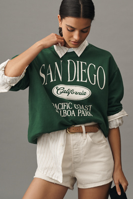 BY ANTHROPOLOGIE SPORT CITY SWEATSHIRT 