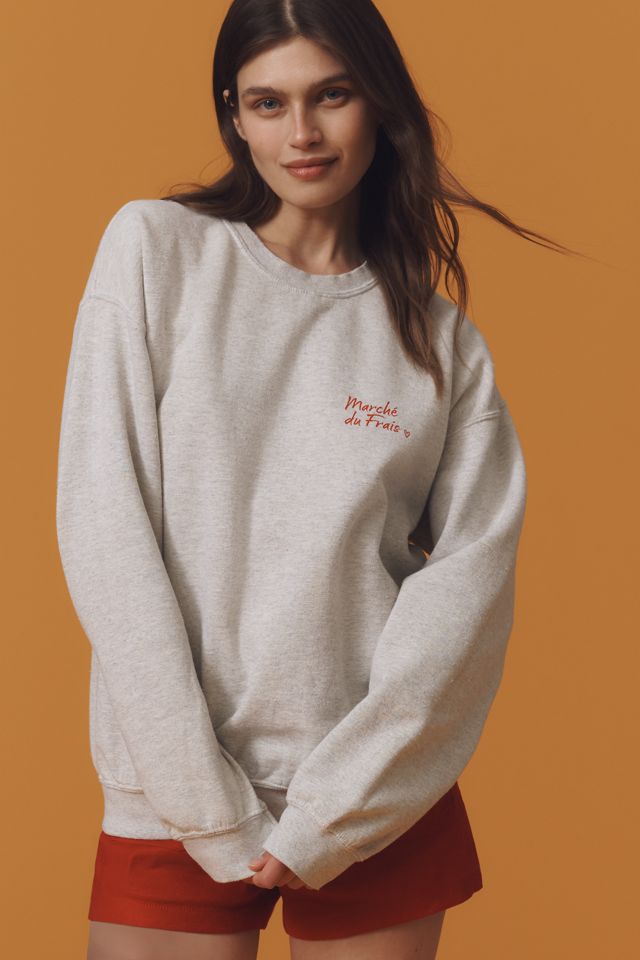 By Anthropologie Farmers Market Graphic Sweatshirt #3