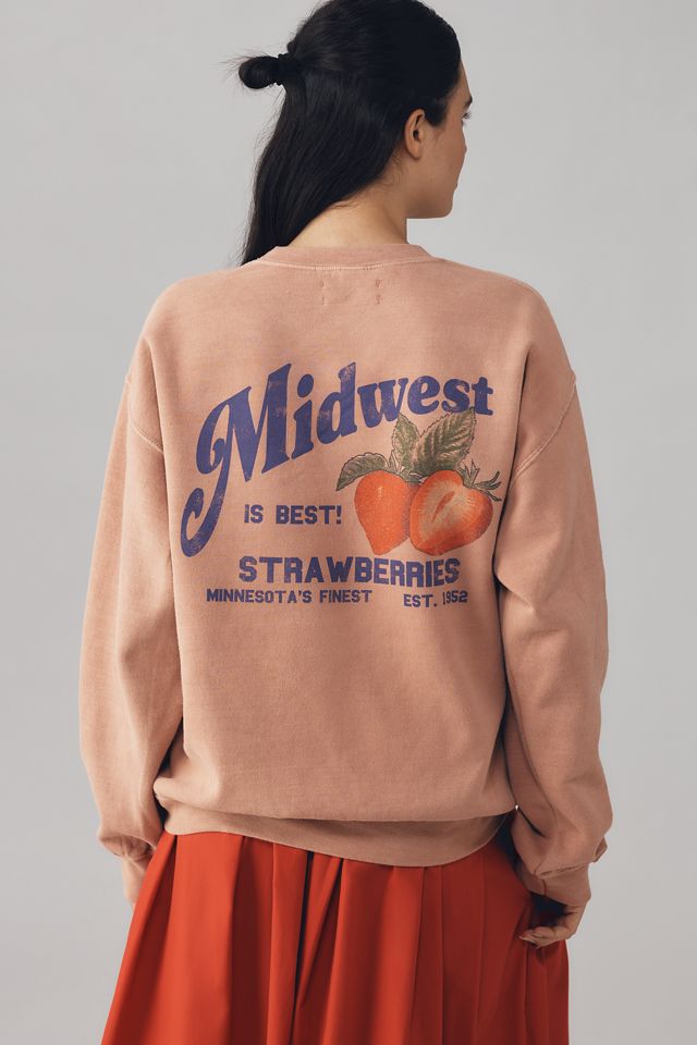 By Anthropologie Strawberry Sweatshirt #2