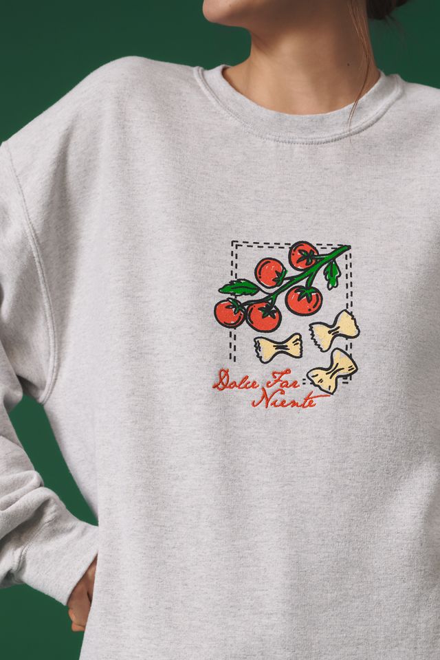 By Anthropologie Dolce Far Niente Graphic Sweatshirt #1