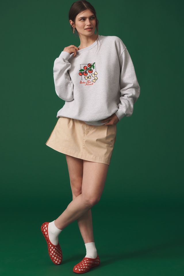 By Anthropologie Dolce Far Niente Graphic Sweatshirt #3