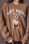 By Anthropologie Mon Amour Dogs Graphic Sweatshirt