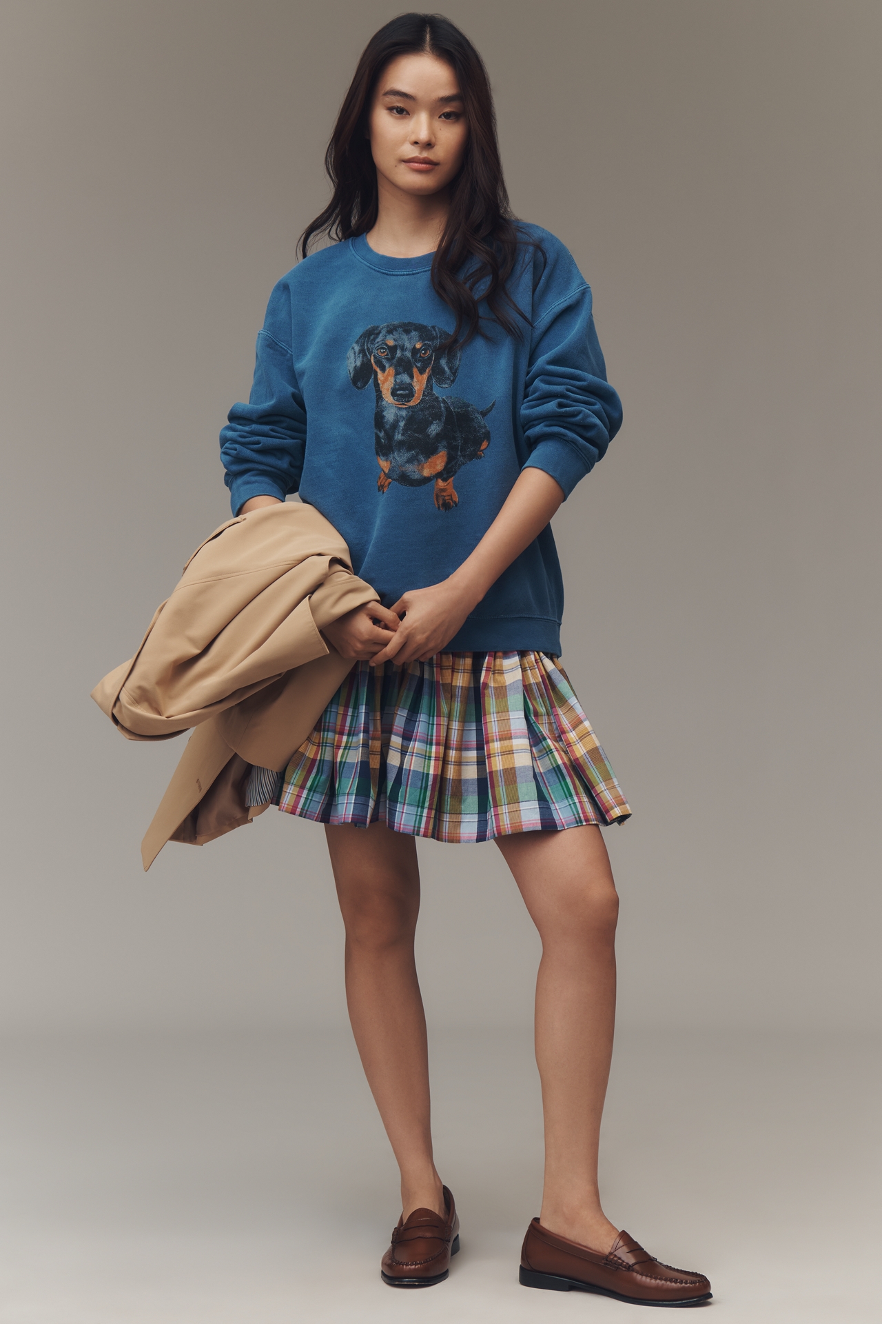 By Anthropologie Dachshund Graphic Sweatshirt
