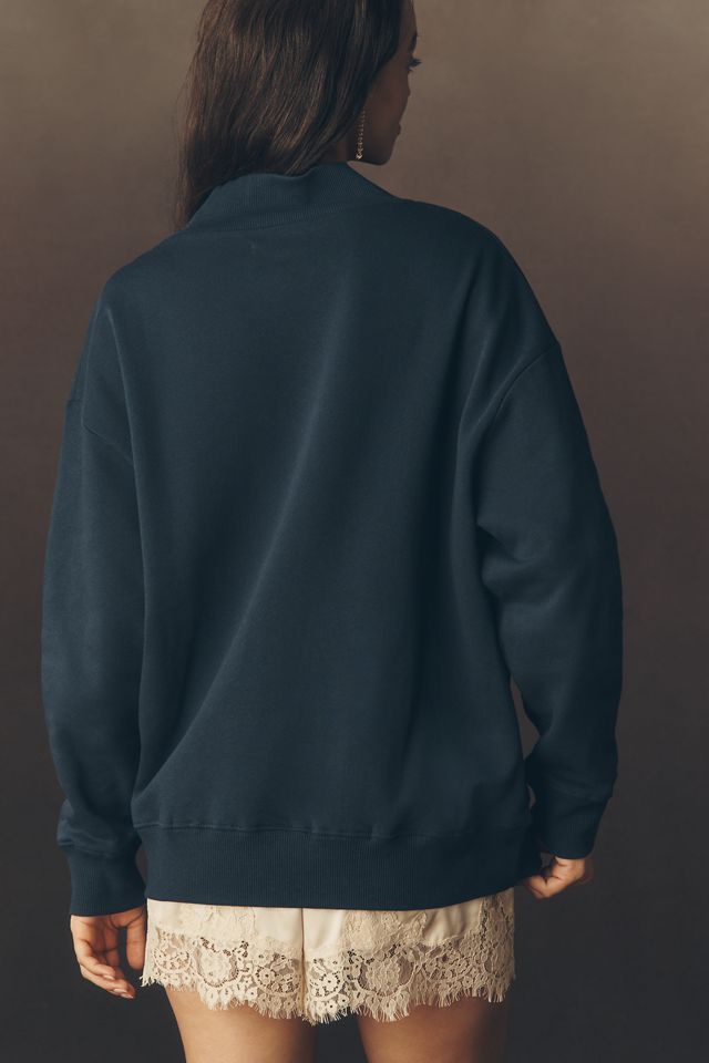 By Anthropologie Mock-Neck City Sweatshirt #2