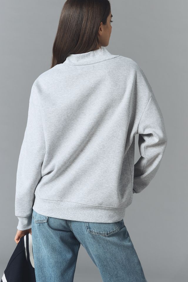 By Anthropologie Mock-Neck Pet Mom Sweatshirt #1
