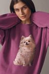 By Anthropologie Pomeranian Pullover Sweatshirt